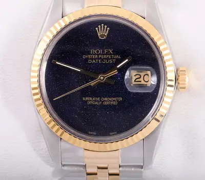 Rolex Datejust Blue Two-Tone Jubilee 18K