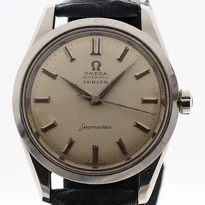 Omega SEAMASTER TSCHULER DOUBLE NAME White