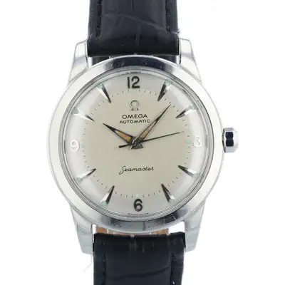 Omega Seamaster Steel Case Leather Strap