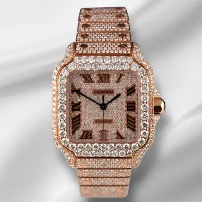 Cartier Santos Large 18k Rose Gold