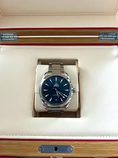 Omega Seamaster Aqua Terra Blue Date
