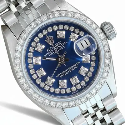 Rolex Datejust Steel String Bezel Jubilee