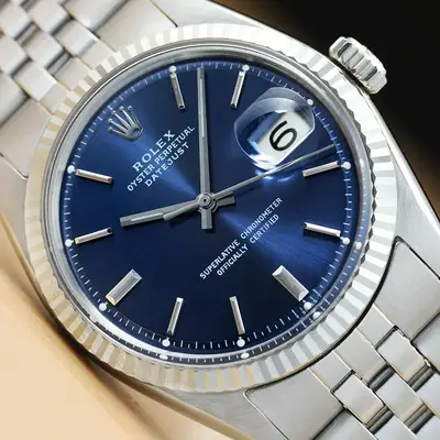 Rolex DATEJUST 1601 18K WHITE GOLD