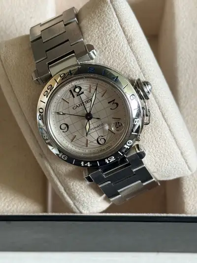 Cartier PASHA GMT REF. 2377 STAINLESS