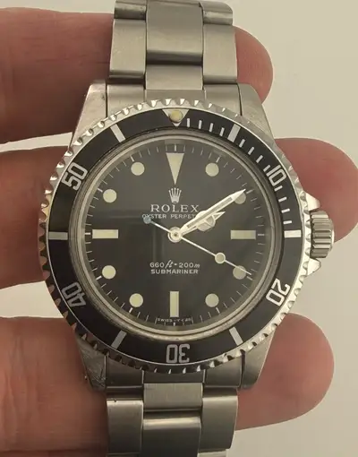Rolex Rolex Submariner 5513 Serif Feet First Dial Steel 40mm Men’s Watch 1975 78360