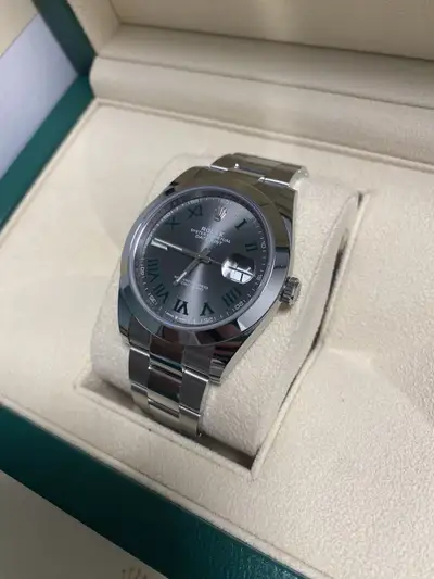 Rolex DateJust Wimbledon Stainless Steel Oyster