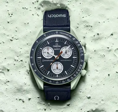 Omega x Swatch Speedmaster MoonSwatch Blue