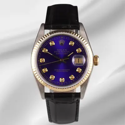 Rolex Datejust Yellow Gold Royal Blue