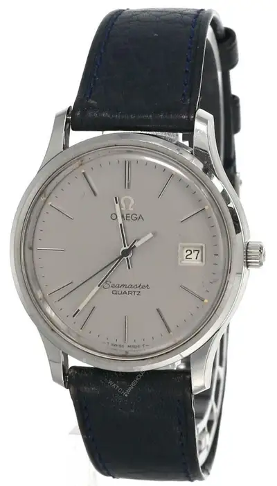 Omega Seamaster Blue Leather 9008