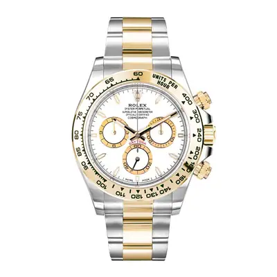 Rolex Daytona White Index Hour Yellow
