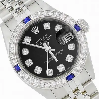 Rolex Datejust Stainless Steel Diamond Bezel