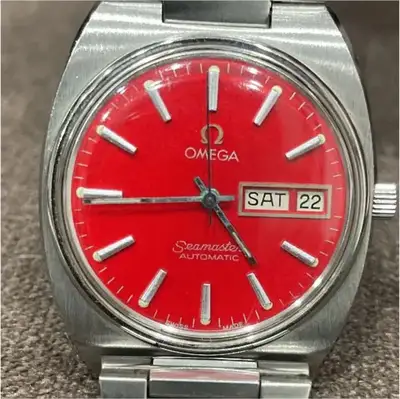 Omega Seamaster Analog Men Red 515655695