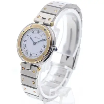 Cartier SANTOS ROUND SM SS White