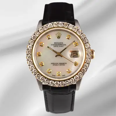 Rolex Datejust 2-Tone 2.25ct White Mop