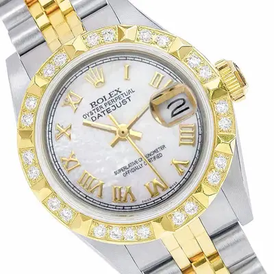Rolex Datejust Two-Tone Gold Steel Roman