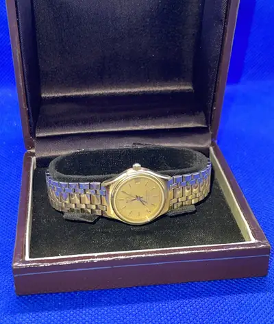 Omega Seamaster Cal.1380 Gold Date Arabic