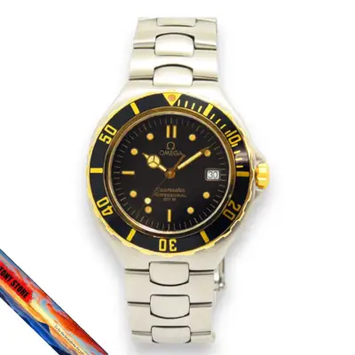 Omega Seamaster Men’s SS Black Bezel