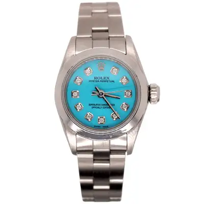 Rolex Oyster Perpetual Steel Baby Blue