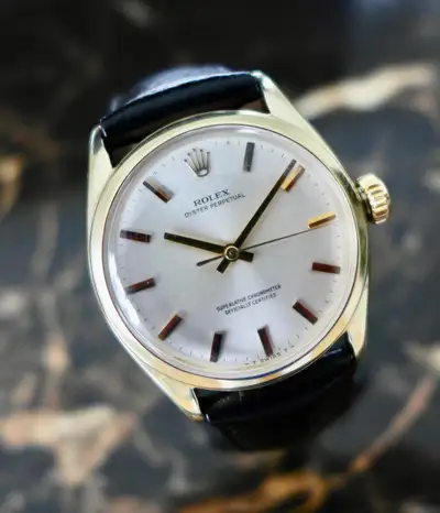 Rolex A STUNNING ROLEX OYSTER PERPETUAL "SEMI