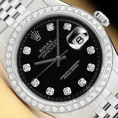 Rolex DATEJUST 18K GOLD STEEL DIAMOND