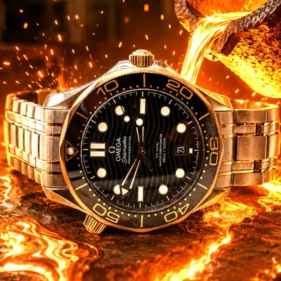 Omega Seamaster Sedna rose gold near