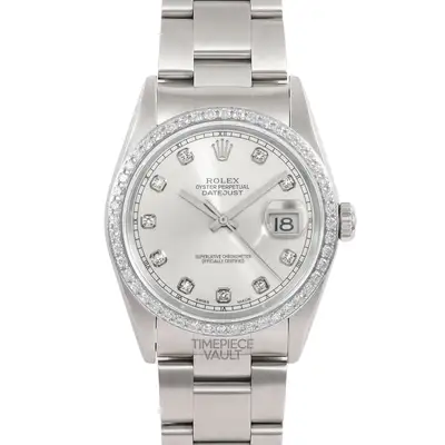 Rolex MEN DATEJUST STEEL OYSTER SILVER